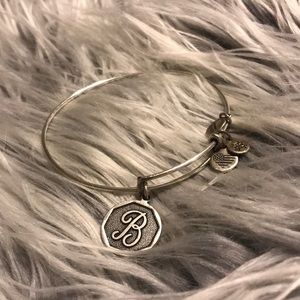 Alex and Ani B initial bracelet